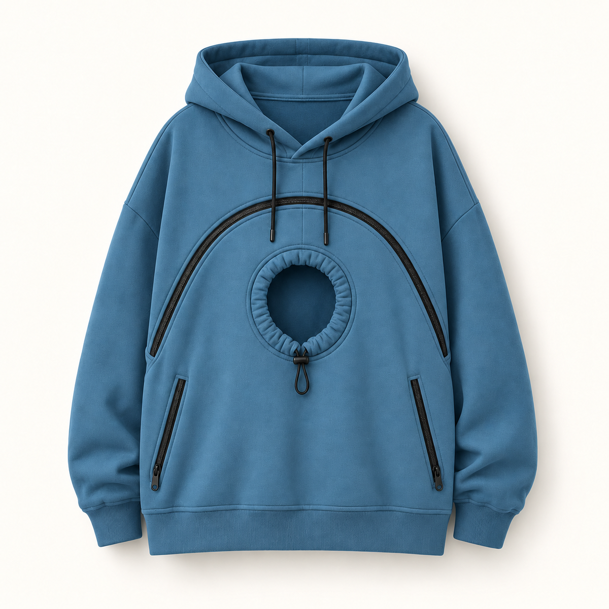 Aglowpet Cat Pouch Hoodie — Cozy Zip-Up for Pet Parents